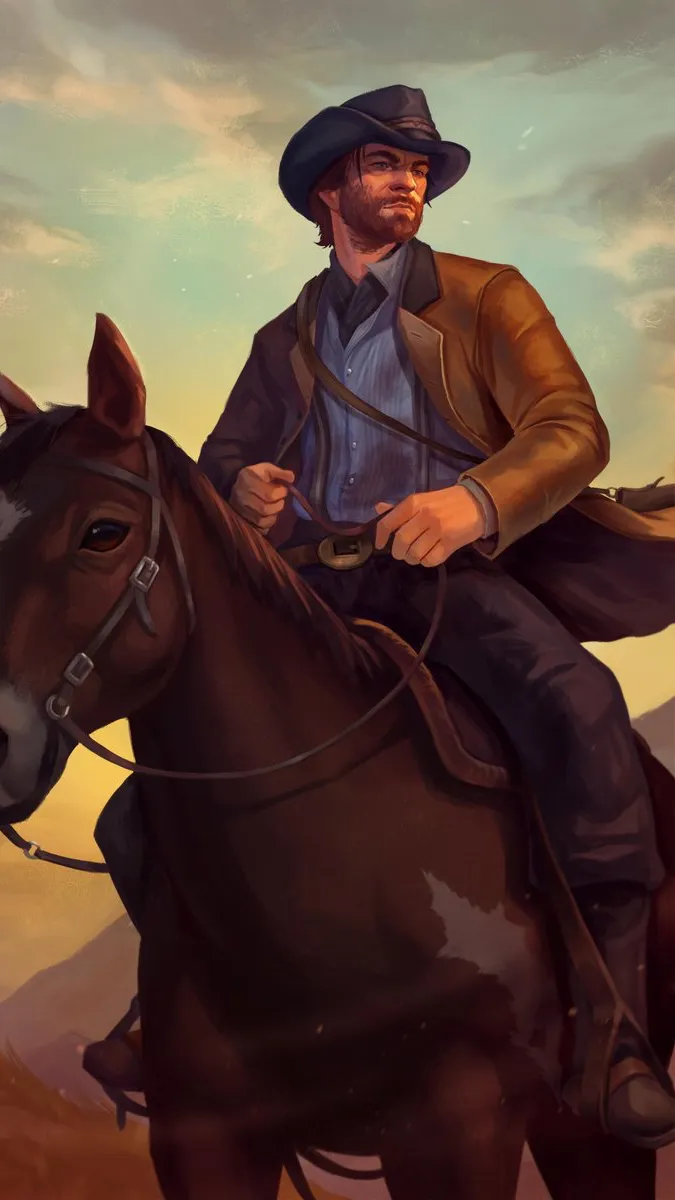 ai character: Rdr2  background