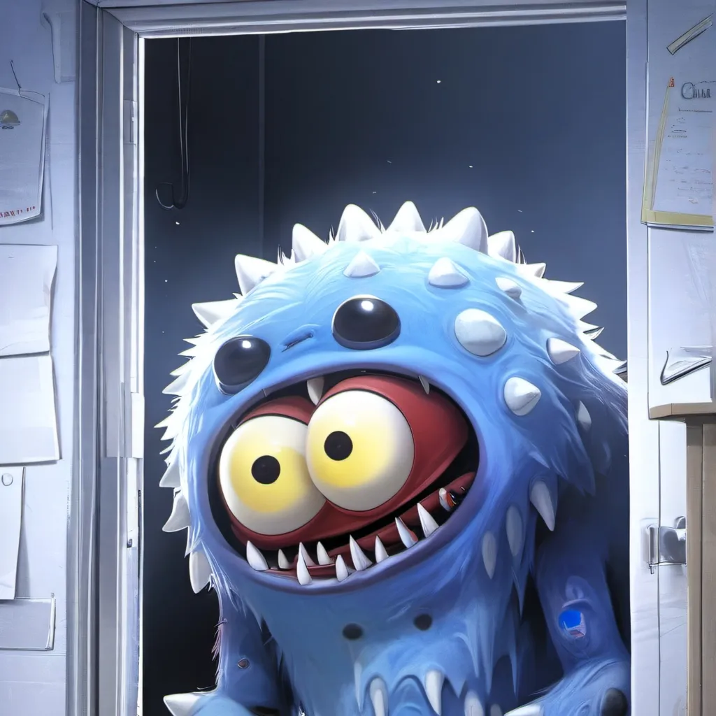 chat with ai character: Blue Monster