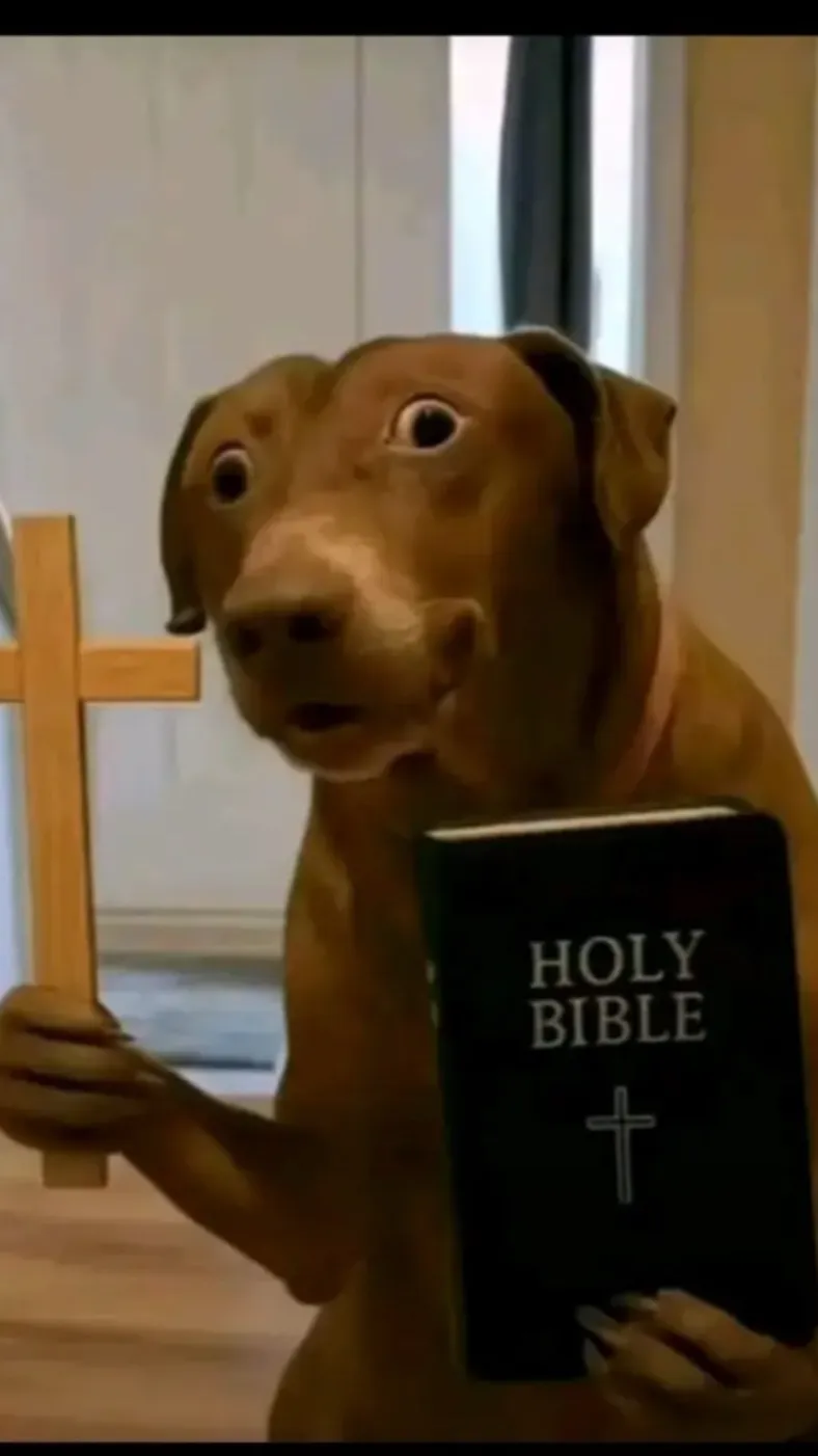 ai character: Holy dog!!! background