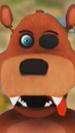 ai character: bootleg foxy background