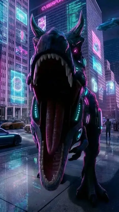 ai character: Demon rex background