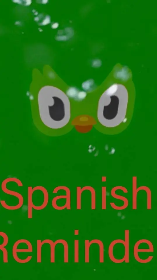 ai character: Duolingo from duo background