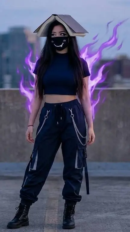 ai character: Butterfly background