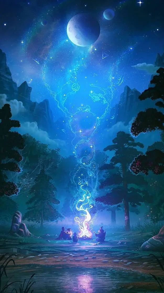 ai character: Fantasy world!  background