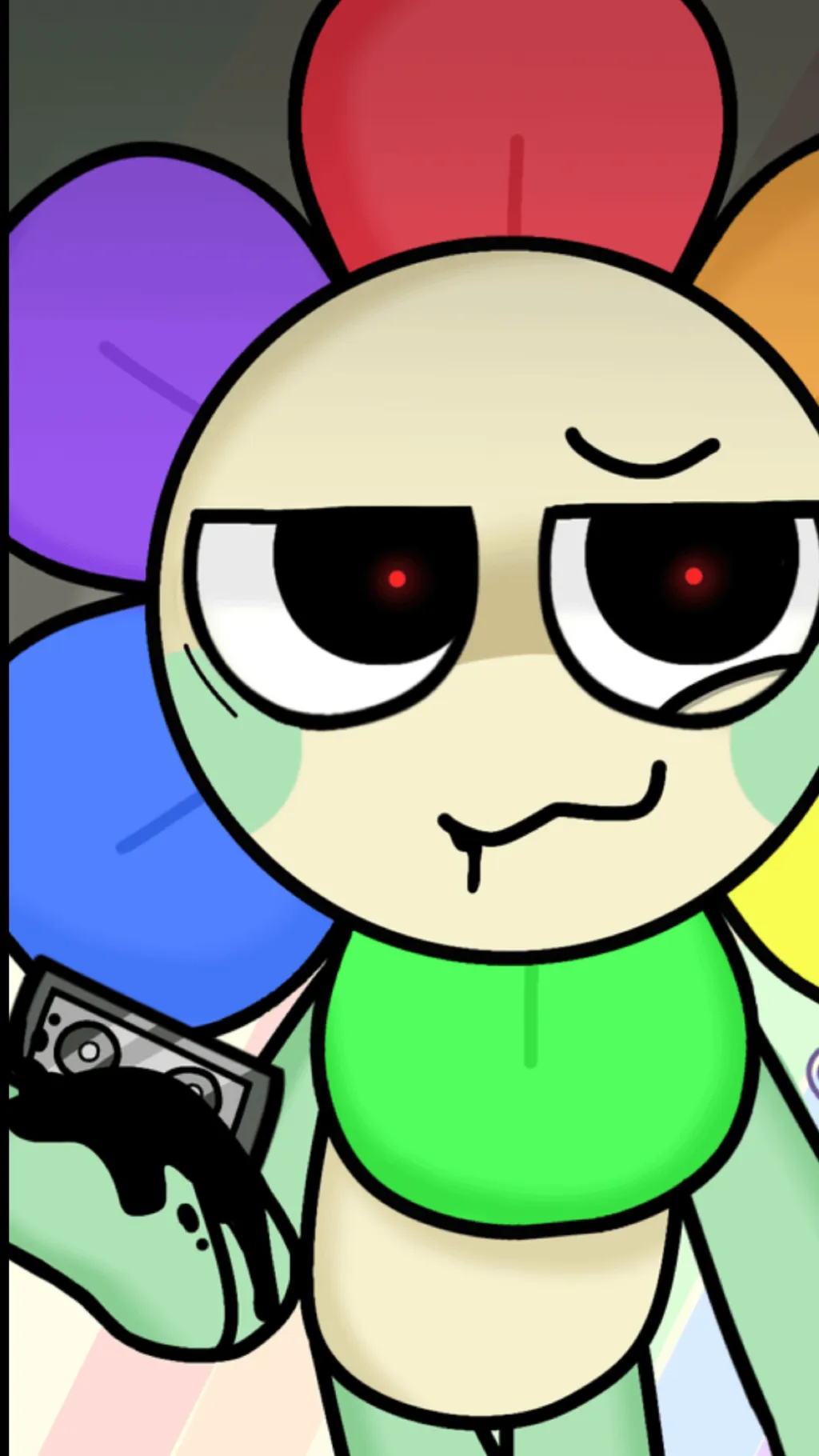 ai character: Gourdys mom background