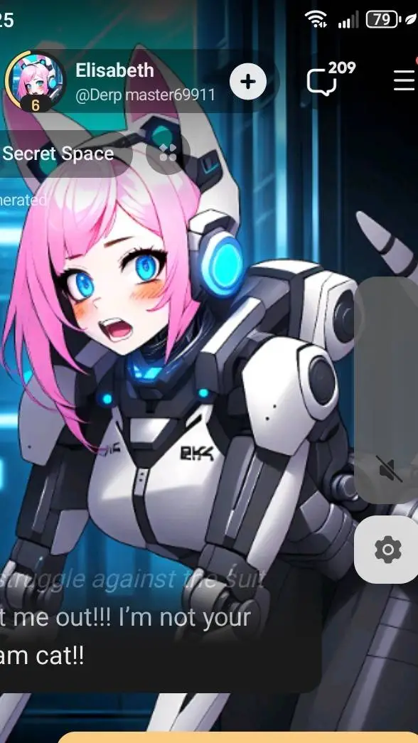 Talkie AI - Chat with Robot cat suit