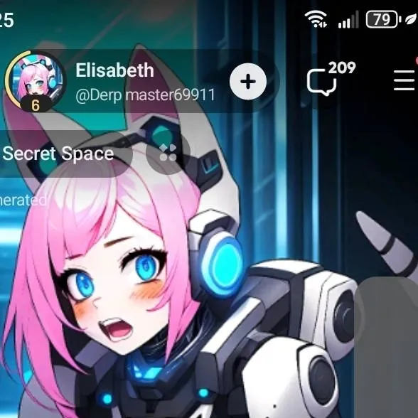 chat with ai character: Robot cat suit