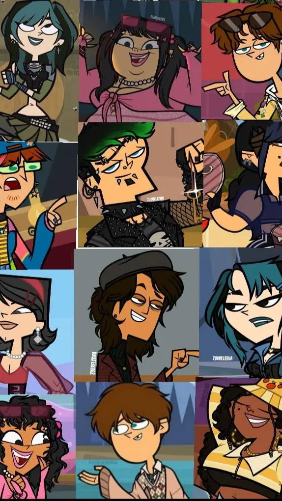 ai character: TDI/ total drama 🗾 background