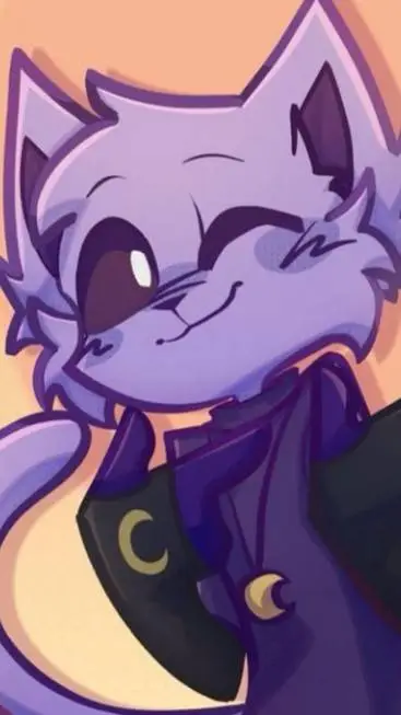 ai character: Catnap💜💜💜💜 background