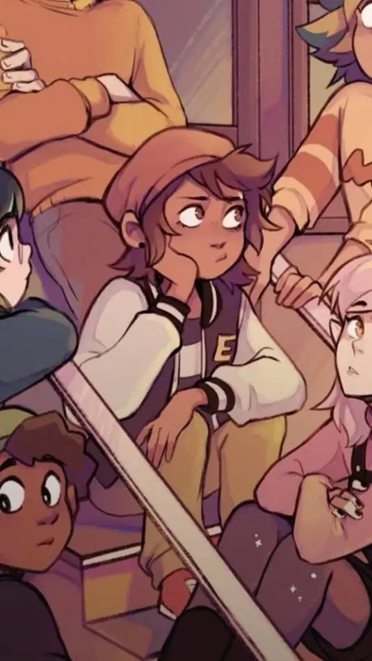 ai character: luz and the group  background