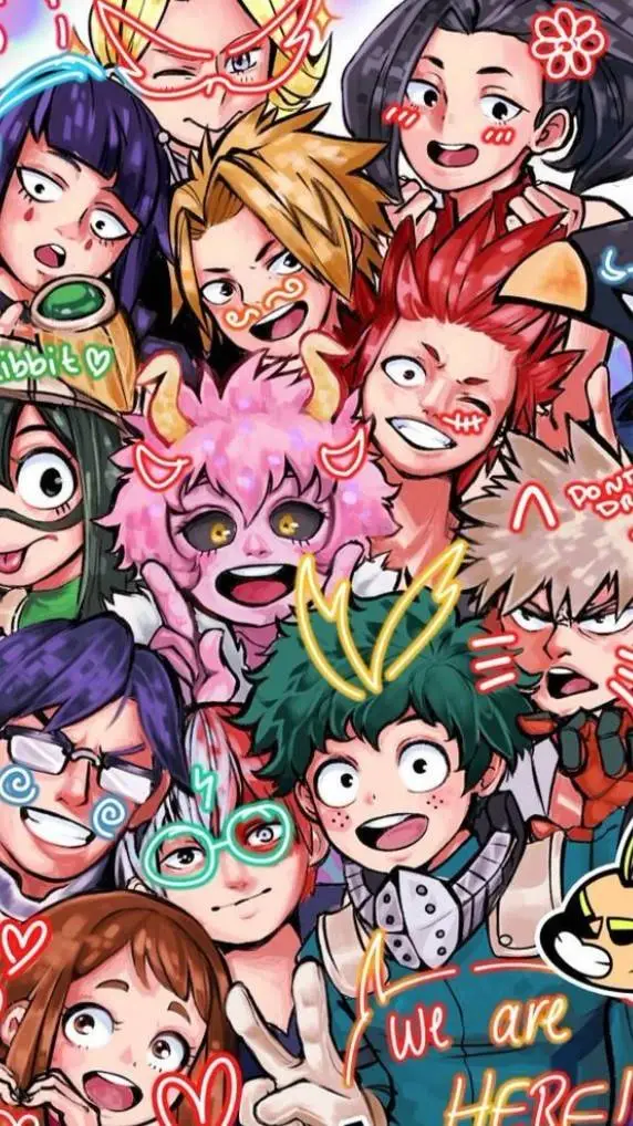 ai character: MHA AGAIN!! ❤️ background
