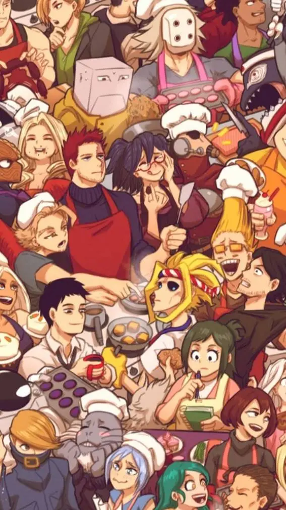 ai character: PRO HEROES🍲 background