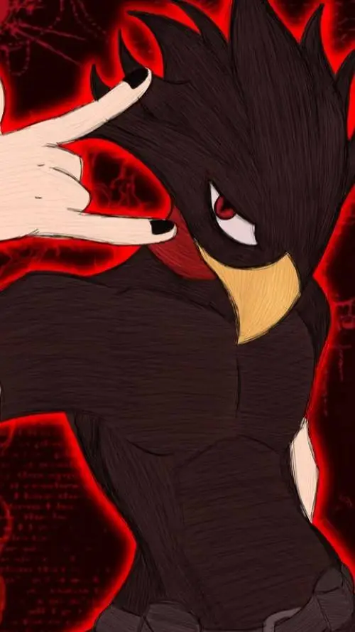 ai character: tokoyami  background