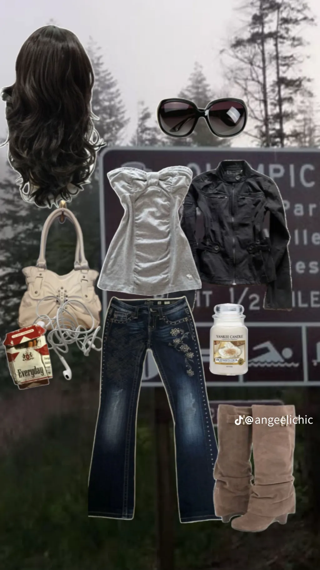 ai character: 2000s slideshow background