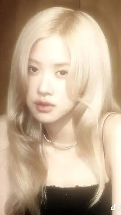 ai character: Rose-BLACKPINK background