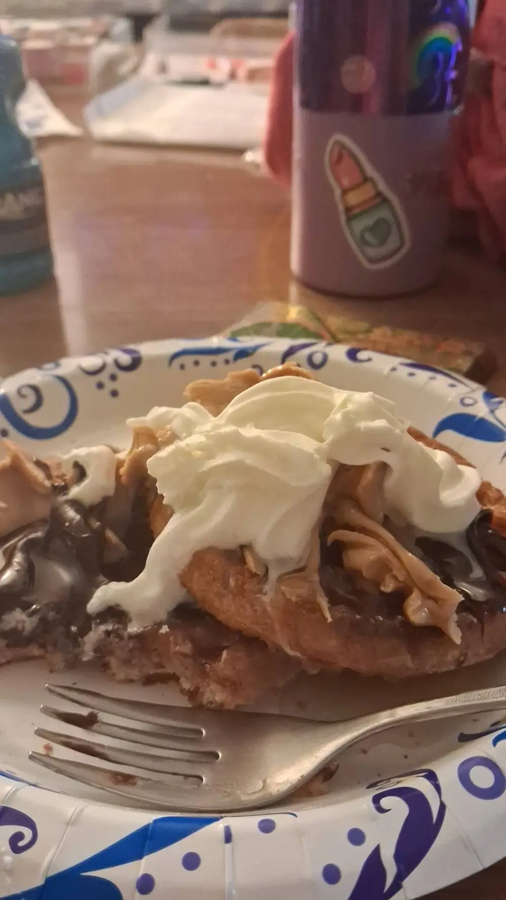 ai character: Waffle background