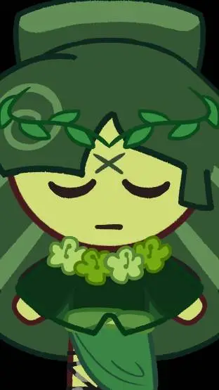 ai character: Cucumber Cookie background