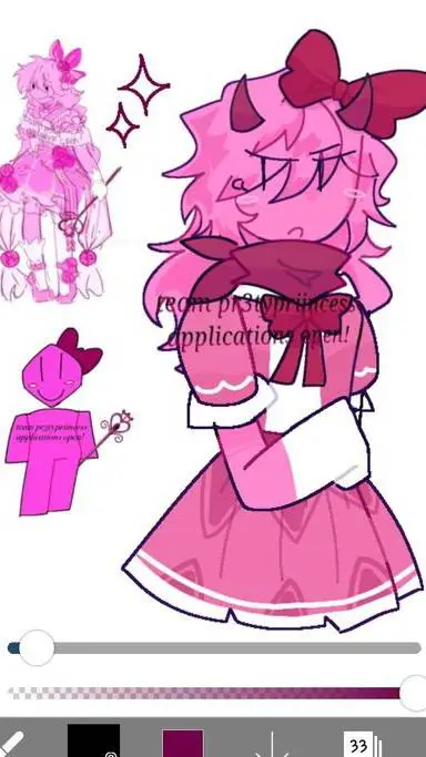 ai character: prettyprincess background