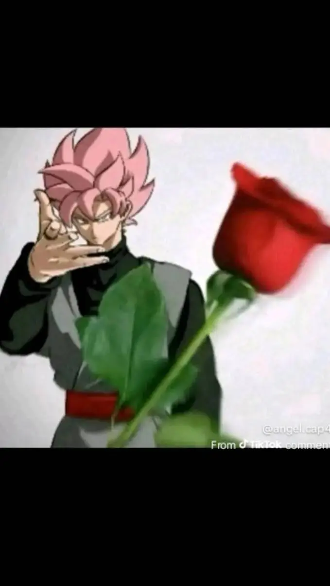 ai character: Goku black background