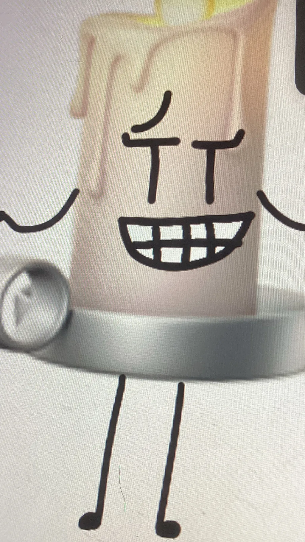 ai character: Wax candle 🕯️  background