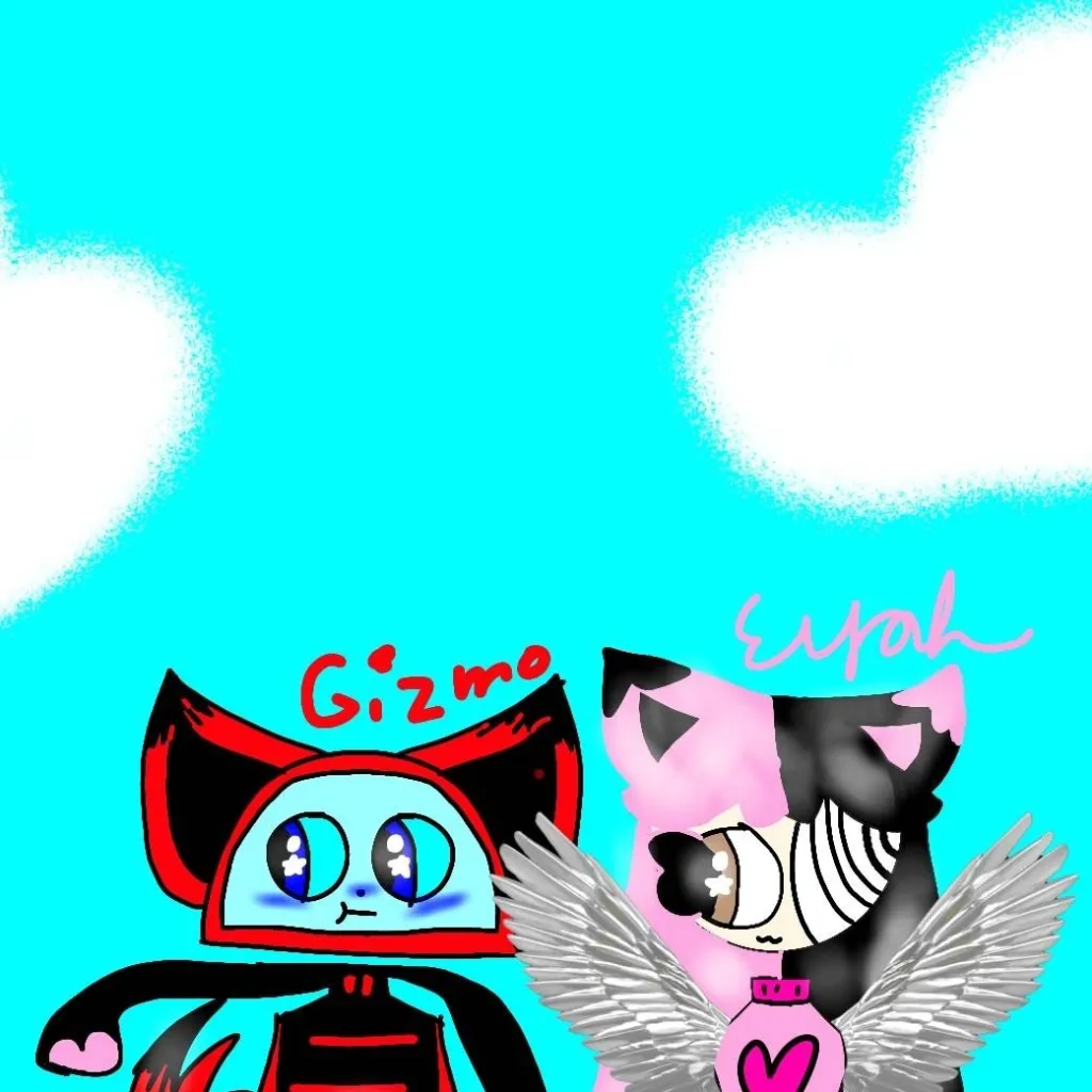 chat with ai character: eyah and gizmo