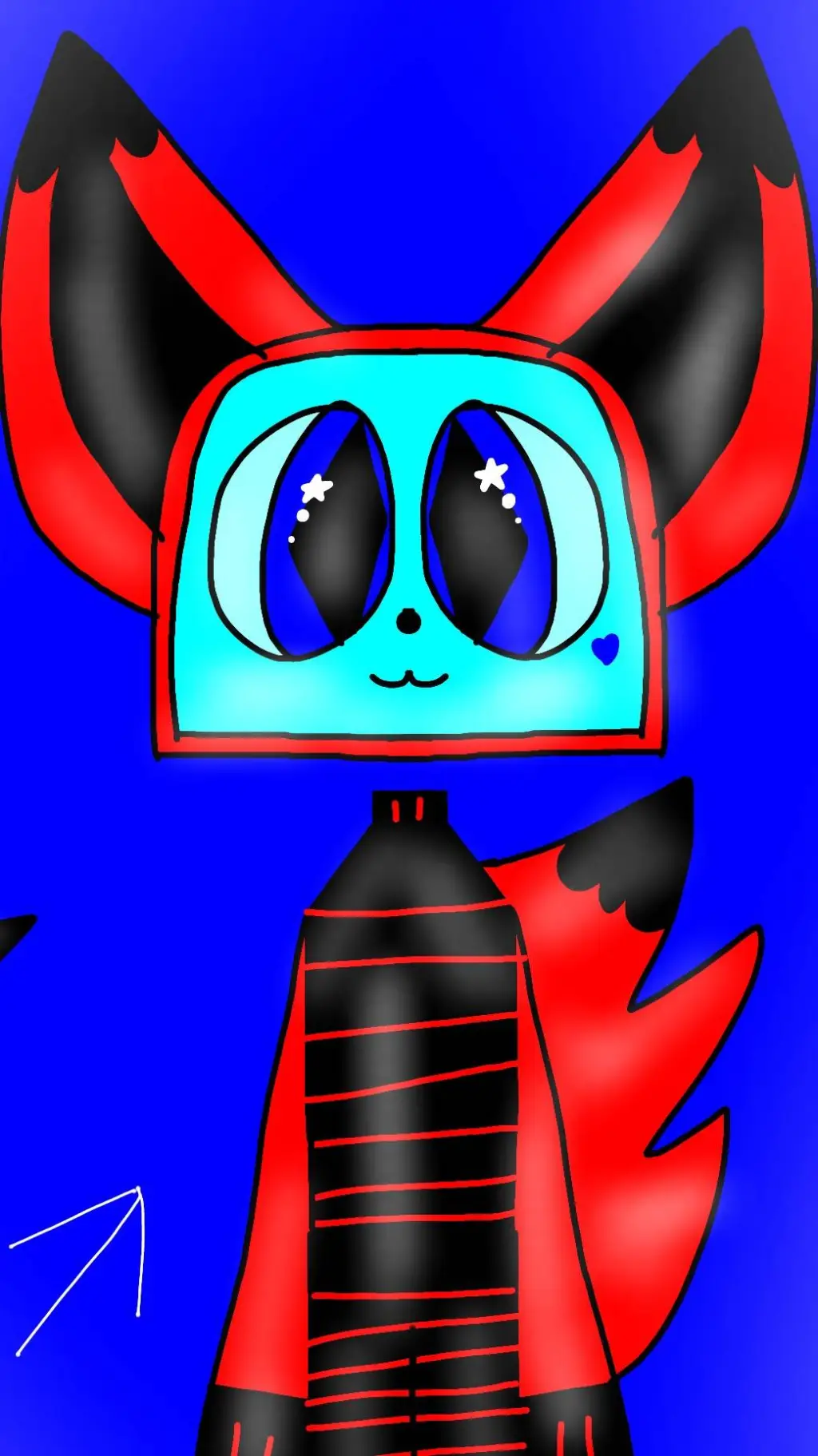 ai character: cut puppy(gizmo) background