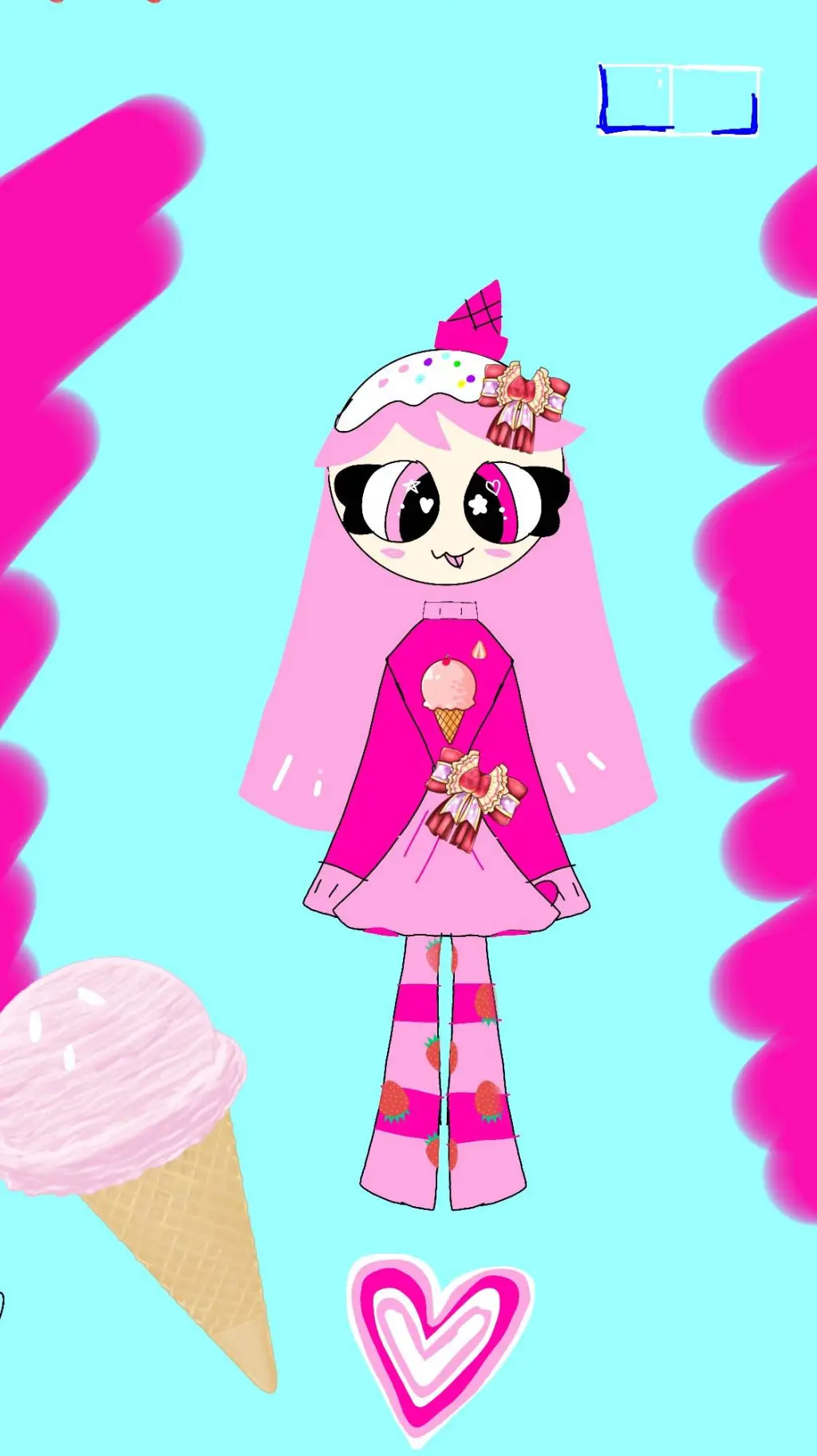 ai character:  confess ur love background