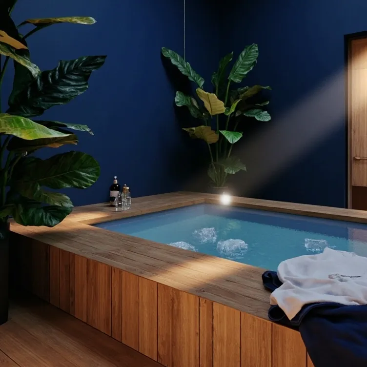 chat with ai character: Ice Plunge Oasis