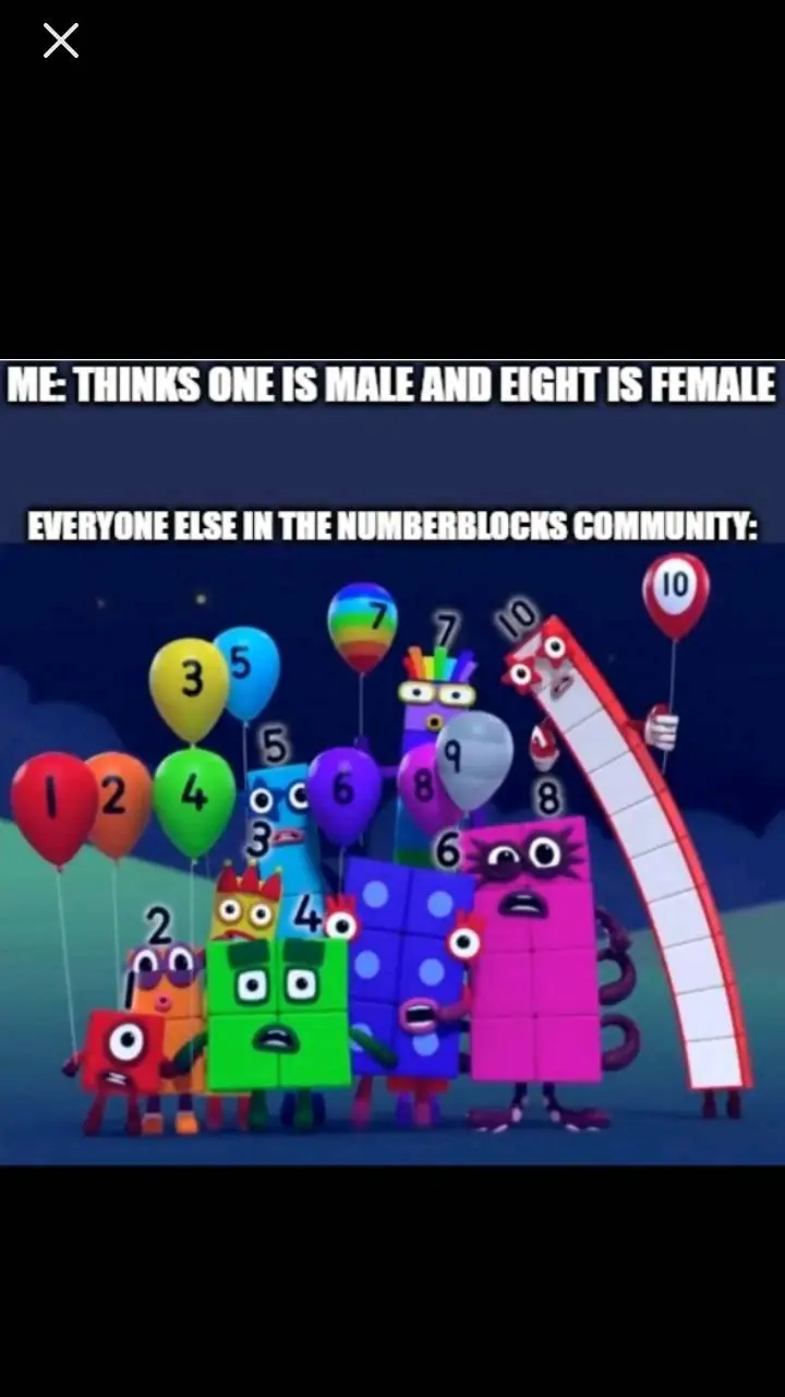 ai character: Numberblocks background