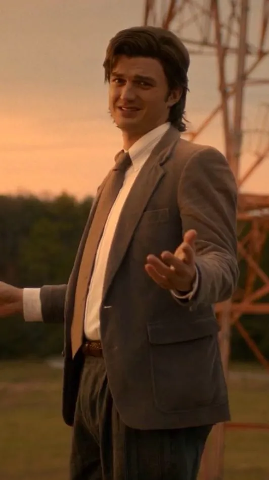 ai character: Steve Harrington  background