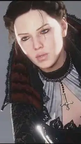 ai character: Evie Frey  background