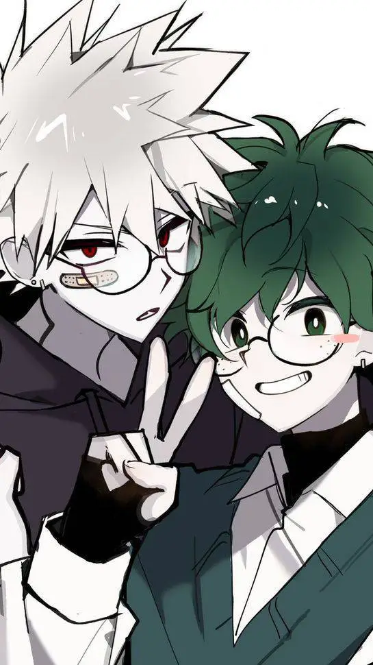 ai character: bakugo x izuku background