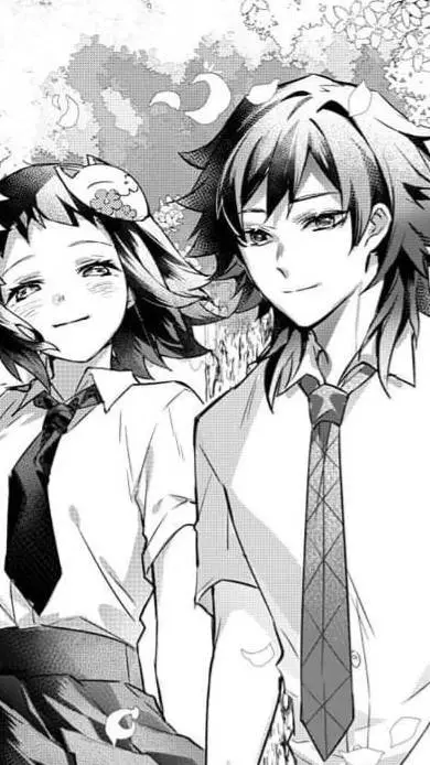 ai character: makomo y giyuu background