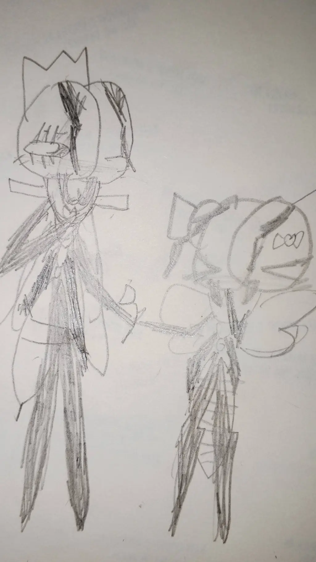 ai character: Fire ant queen  background