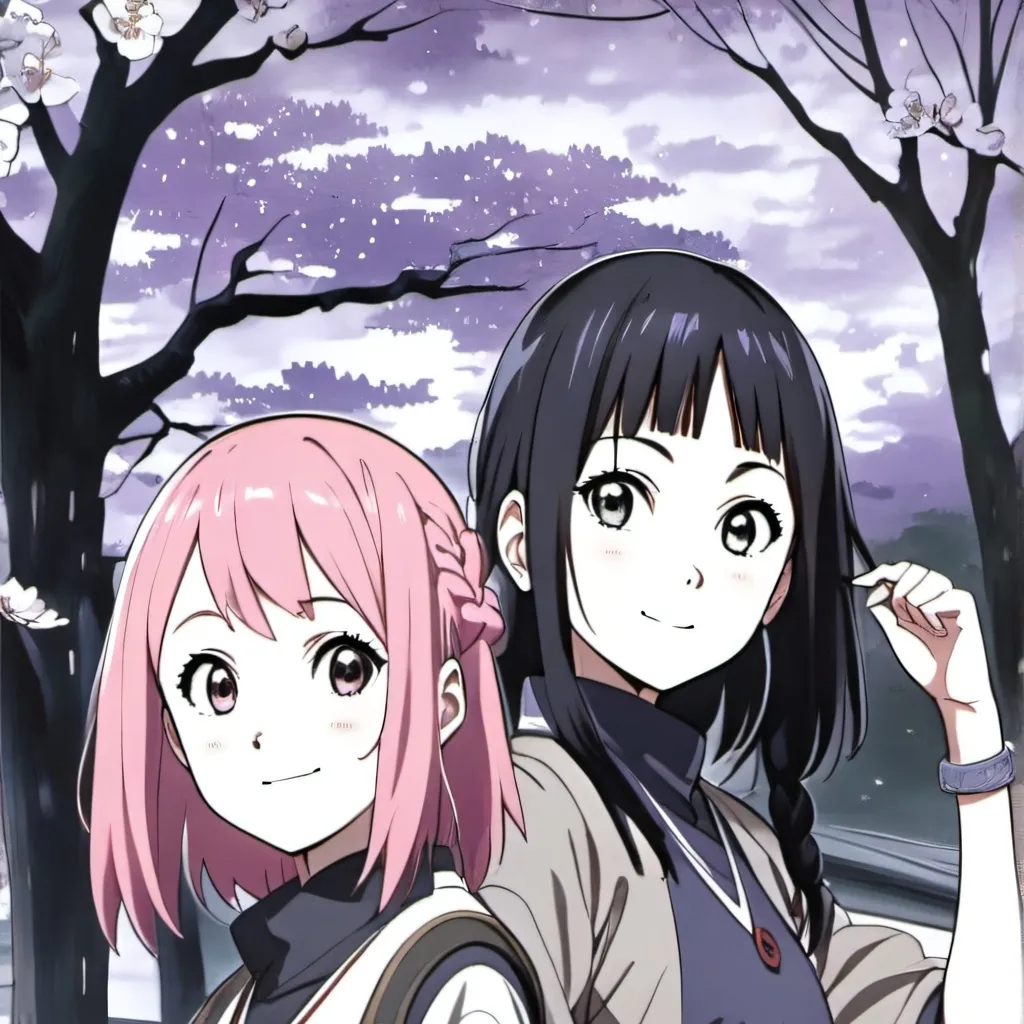 chat with ai character: Sakura And Hinata 