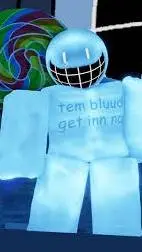 ai character: freaky bluudud background