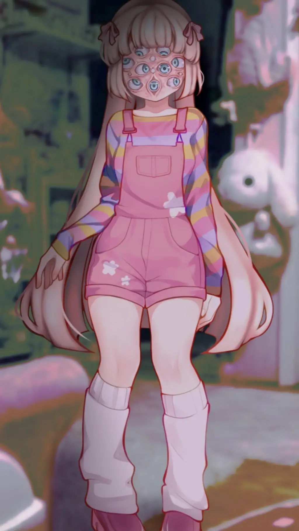 ai character: Sweet girl background