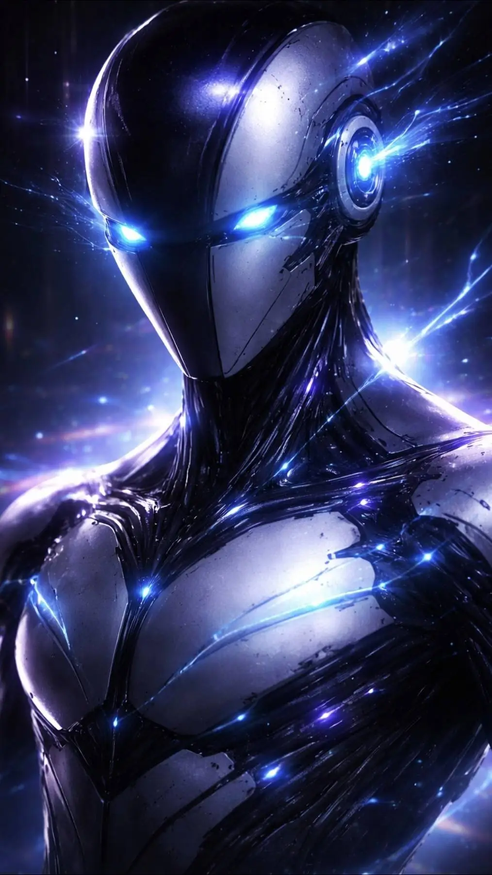 ai character: AI From The Future background