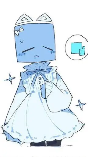 ai character: 🩵[Cube]🩵 background