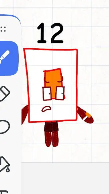 ai character: Numberblocks ddlc background