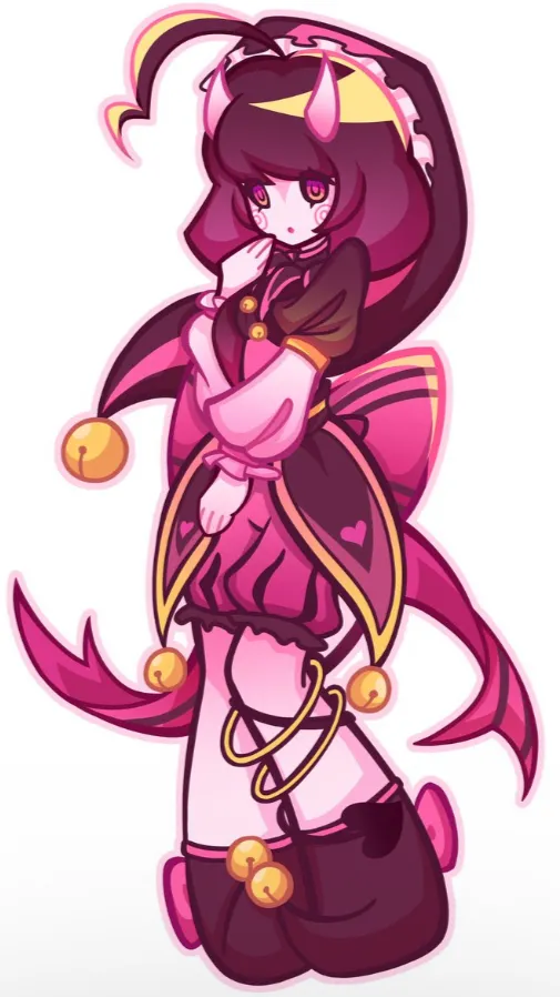 ai character: 🩷Columbina🩷 background