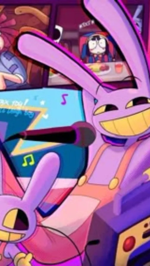 ai character: 🐰ᴊᴀx🟣 background