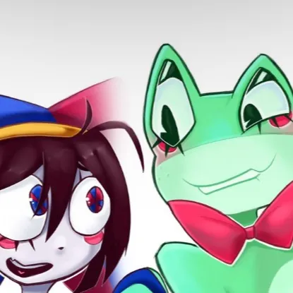chat with ai character: 🔵🔴Jesterfrog🟢