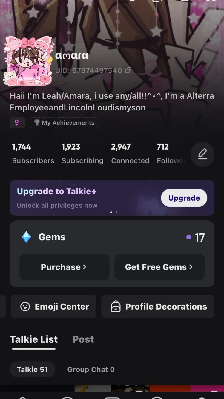 Talkie AI - Chat with αოαɾα/ოҽ!!