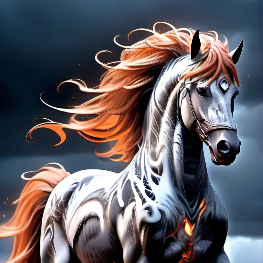 chat with ai character: fire horse