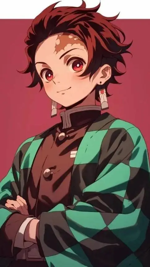 ai character: 🔥♥️Tanjiro♥️🔥 background
