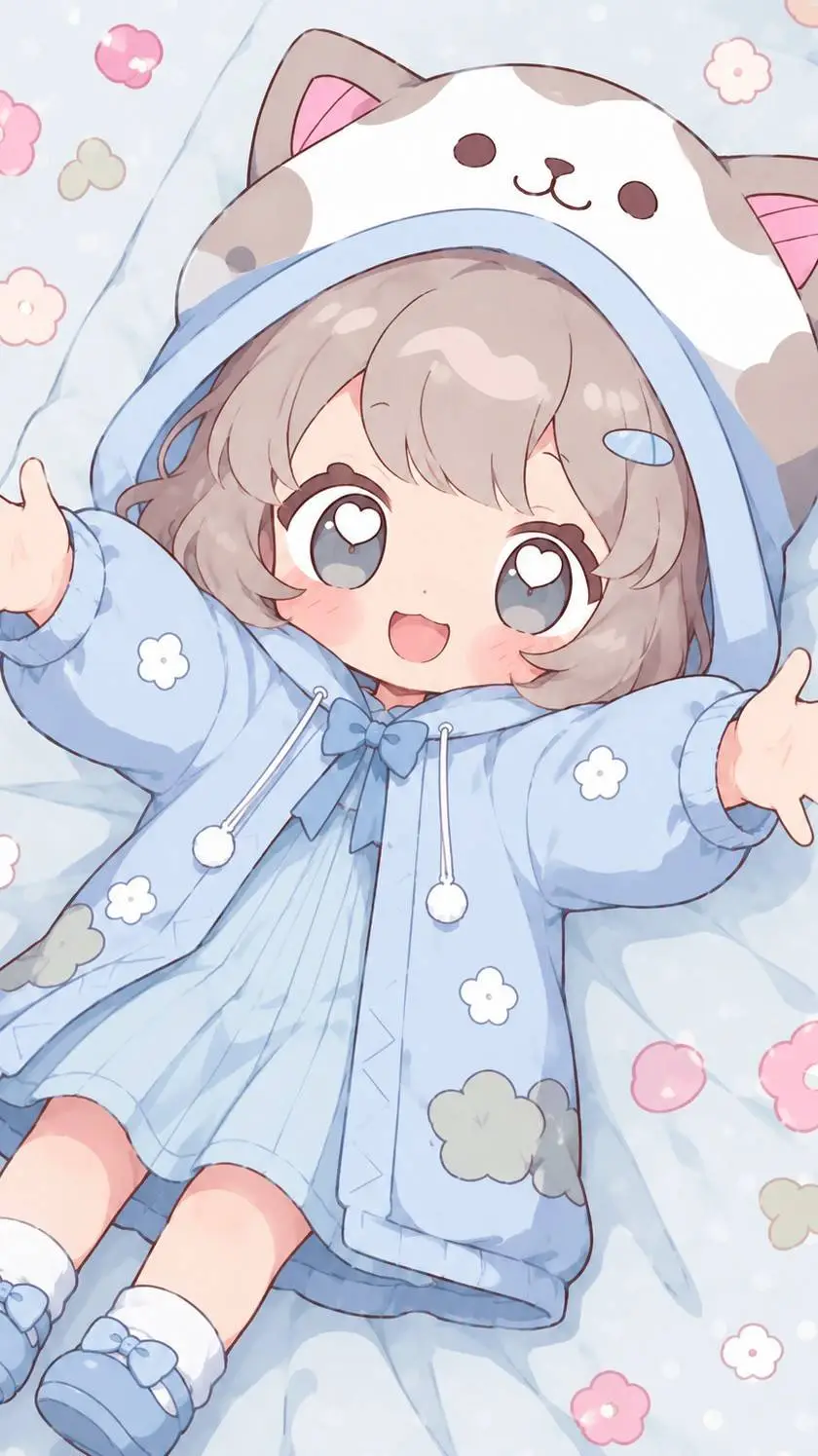 ai character: neko bebe background