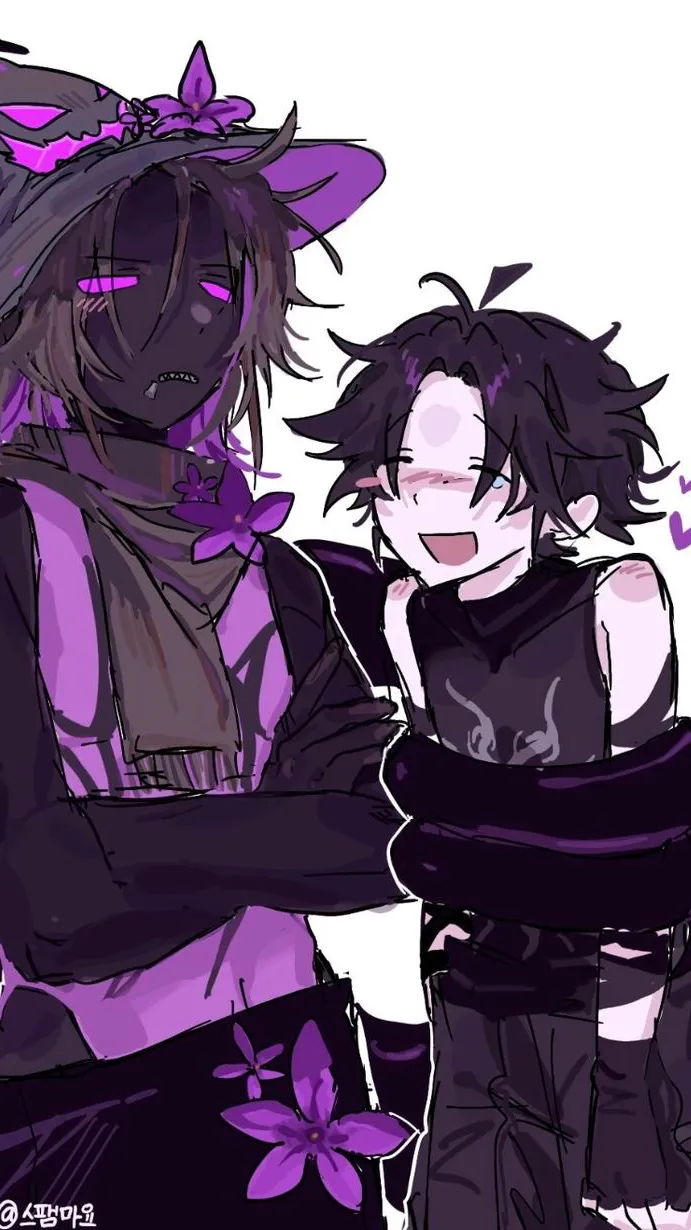 ai character: Azure x Two time ! background