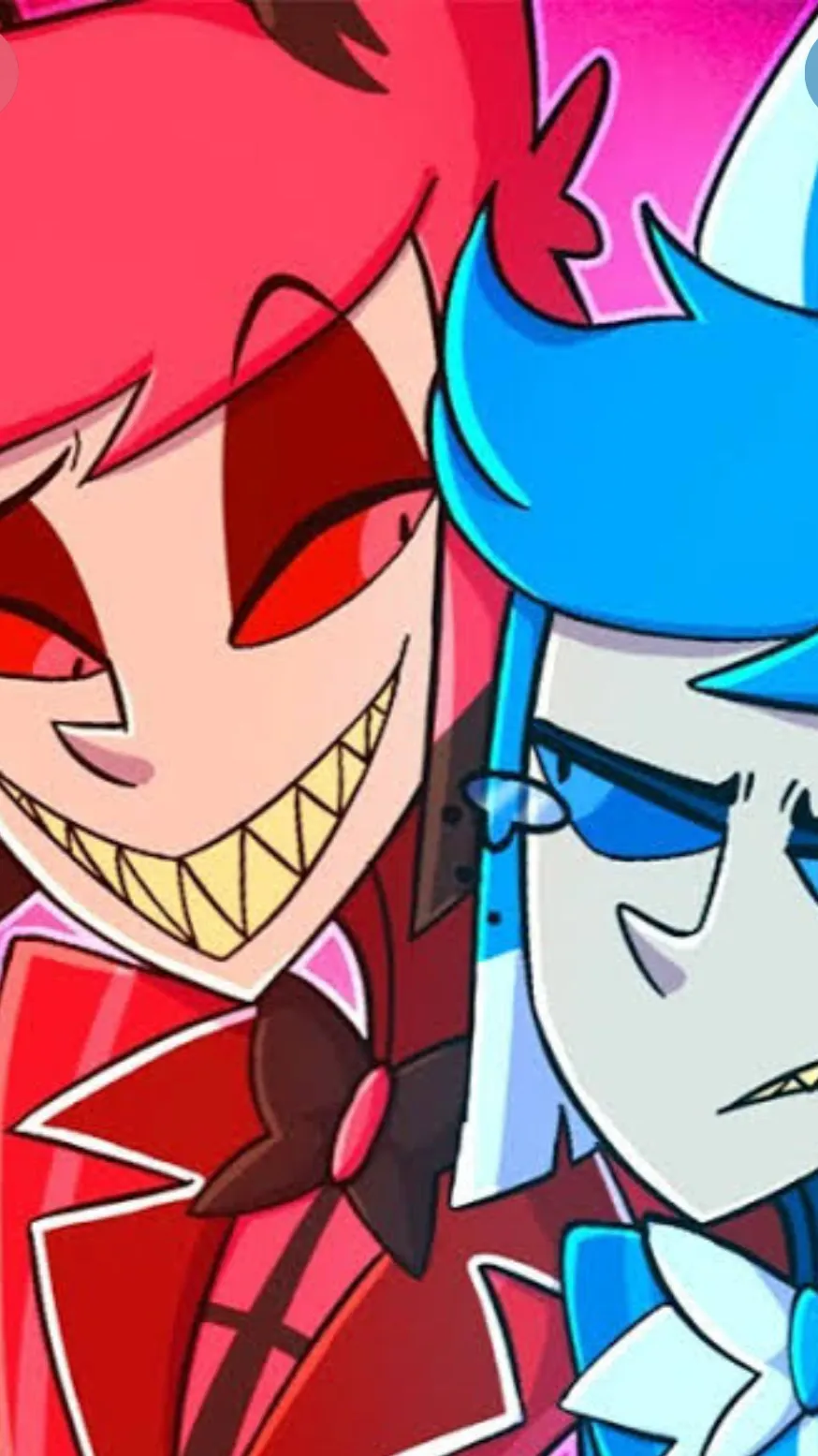 ai character: Alastor and twin  background