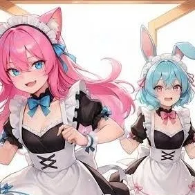 chat with ai character: femboy cafe